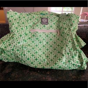 Never used Bella Tunno shift sack peplum tote bag